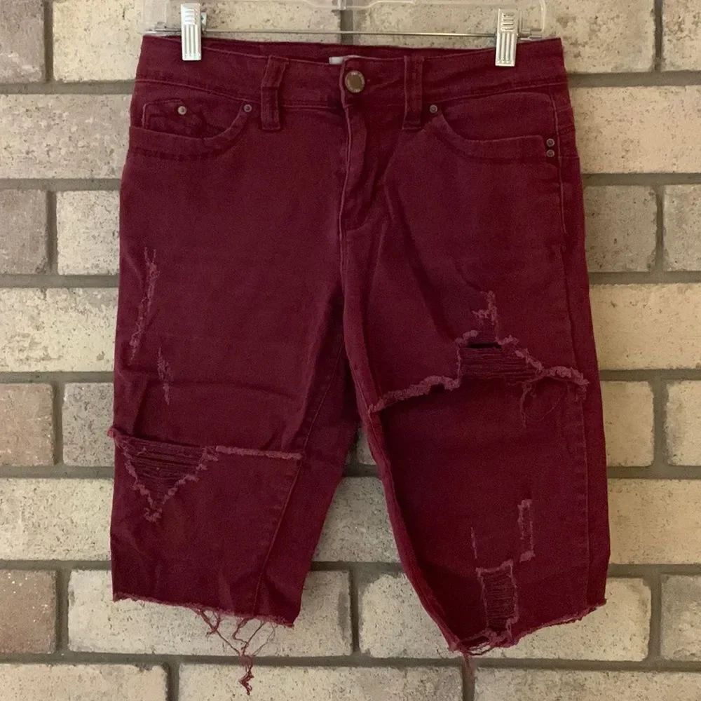 3for$20 distressed jeans shorts size 7 junior